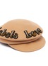 Detail View - Click To Enlarge - LAURENCE & CHICO - 'Label Love' embellished wool sailor hat