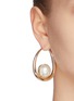 Figure View - Click To Enlarge - ANTON HEUNIS - Faux pearl oval earrings
