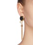 Figure View - Click To Enlarge - ANTON HEUNIS - 'Omega' disc tassel drop earrings