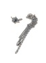 Detail View - Click To Enlarge - ANTON HEUNIS - 'Omega' cluster fringe earrings