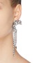 Front View - Click To Enlarge - ANTON HEUNIS - 'Omega' cluster fringe earrings