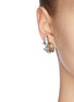 Figure View - Click To Enlarge - ANTON HEUNIS - 'Omega' cluster fringe earrings