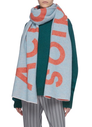 Figure View - Click To Enlarge - ACNE STUDIOS - Colourblock scarf