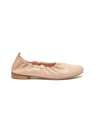Main View - Click To Enlarge - RODO - 'HIGH THROAT' NAPPA LEATHER FLATS