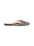 Main View - Click To Enlarge - RODO - Metallic leather mules