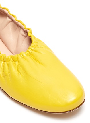 Detail View - Click To Enlarge - RODO - 'HIGH THROAT' NAPPA LEATHER FLATS