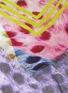 Detail View - Click To Enlarge - FRANCO FERRARI - 'Danao' multi dot contrast stripe scarf