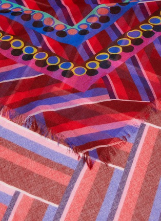 Detail View - Click To Enlarge - FRANCO FERRARI - Danao' multi dot stripe scarf