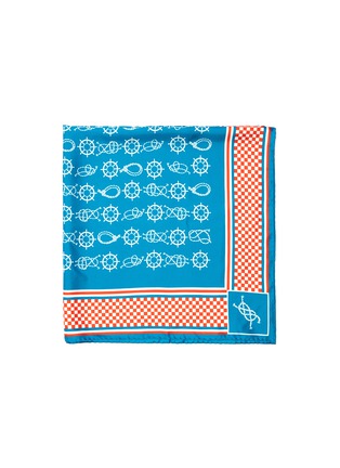 Detail View - Click To Enlarge - FRANCO FERRARI - 'Twill Seta' graphic print silk scarf