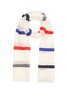 Main View - Click To Enlarge - FRANCO FERRARI - 'Daiquiri' contrast stripe scarf