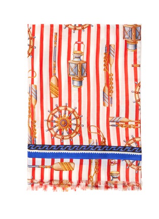 Detail View - Click To Enlarge - FRANCO FERRARI - 'Diletto' rudder print scarf