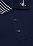  - VERSACE - Stripe collar polo shirt
