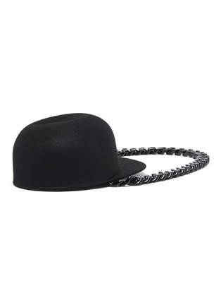 Figure View - Click To Enlarge - MAISON MICHEL - 'Shariff' daisy appliqué chain hat