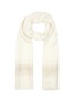 Main View - Click To Enlarge - JANAVI - Shimmer stripe merino wool scarf