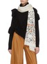 Figure View - Click To Enlarge - JANAVI - Sequin embellished cheetah print scarf