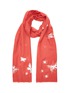 Main View - Click To Enlarge - JANAVI - Butterfly print cashmere scarf