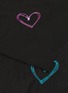 Detail View - Click To Enlarge - JANAVI - 'Seasons of Love' sequin embellished heart Merino wool scarf