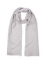 Main View - Click To Enlarge - JANAVI - 'Dobby' stripe woven merino wool scarf