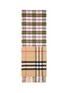Detail View - Click To Enlarge - BURBERRY - Giant check cashmere-wool blend scarf