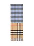 Detail View - Click To Enlarge - BURBERRY - Vintage giant check cashmere wool blend scarf