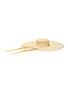 Figure View - Click To Enlarge - SENSI STUDIO - 'Calado' long brim ribbon trimmed toquilla straw boater hat