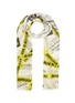Main View - Click To Enlarge - FALIERO SARTI - 'No End' graphic slogan print silk-blend scarf