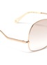 Detail View - Click To Enlarge - CHLOÉ - D frame curled temple sunglasses