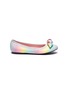 Main View - Click To Enlarge - WINK - Soda Pop Toddlers/Kids Glittered Ballerina Flats