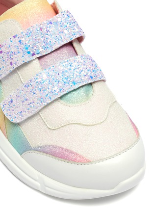 Detail View - Click To Enlarge - WINK - Lollipop Toddlers/Kids Glittered Sneakers