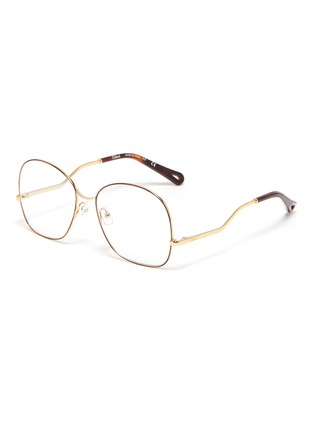 Main View - Click To Enlarge - CHLOÉ - D frame curled temple optical glasses