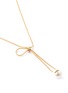 Detail View - Click To Enlarge - TASAKI - 'Knot' freshwater pearl 18k rose gold necklace