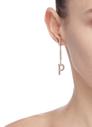 Figure View - Click To Enlarge - BIJOUX DE FAMILLE - 'VIP' faux pearl earrings