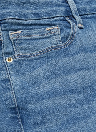 - FRAME - Raw Edge Pixie Crop Jeans