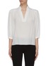 Main View - Click To Enlarge - FRAME - 'Cali' V-neck silk top
