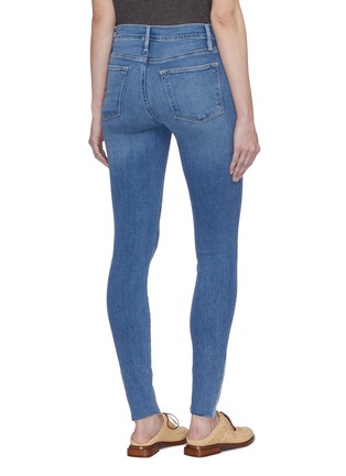 Back View - Click To Enlarge - FRAME - Raw Edge Skinny Jeans
