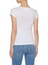 Back View - Click To Enlarge - FRAME - 'Le Scoop' mid rise T-shirt