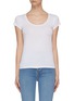 Main View - Click To Enlarge - FRAME - 'Le Scoop' mid rise T-shirt