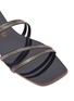 Detail View - Click To Enlarge - PEDRO GARCIA  - 'Kalene' Swarovski Crystal Embellished Four-band Sandals