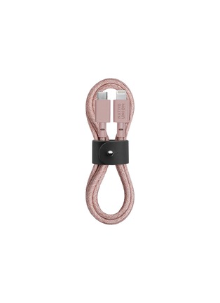 Main View - Click To Enlarge - NATIVE UNION - Belt lightning cable – Rose