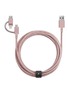 Main View - Click To Enlarge - NATIVE UNION - Belt universal cable – Rose