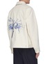 Back View - Click To Enlarge - JIL SANDER - Floral Print Back Canvas Jacket