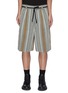 Main View - Click To Enlarge - JIL SANDER - Belted stripe shorts