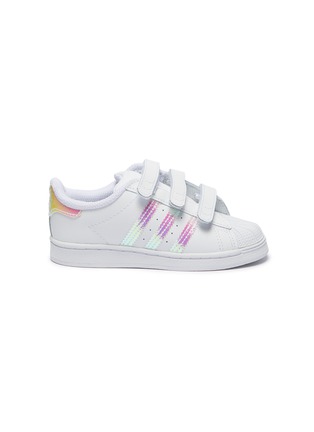 Main View - Click To Enlarge - ADIDAS - 'Superstar' toddler sneakers