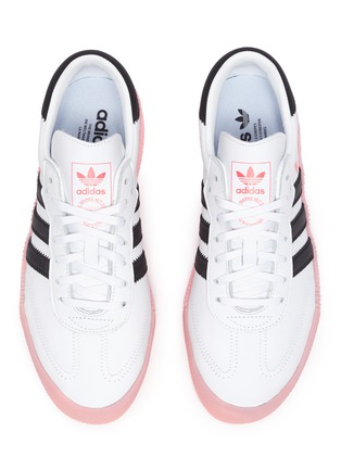 Detail View - Click To Enlarge - ADIDAS - 'Sambarose' contrast sole sneakers