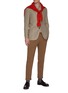 Figure View - Click To Enlarge - TOMORROWLAND - Houndstooth Print Tweed Blazer