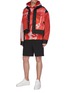 Figure View - Click To Enlarge - FENG CHEN WANG - x Lane Crawford Graphic print panelled denim jacket