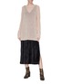 Figure View - Click To Enlarge - SWAYING - Crewneck shimmering sweater