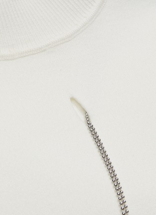  - SWAYING - Necklace detail sleeveless knit top