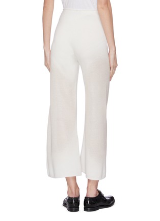 Back View - Click To Enlarge - SWAYING - High waist wide leg knit pants