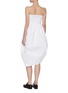 Back View - Click To Enlarge - SWAYING - Gathered puff sleeveless dress